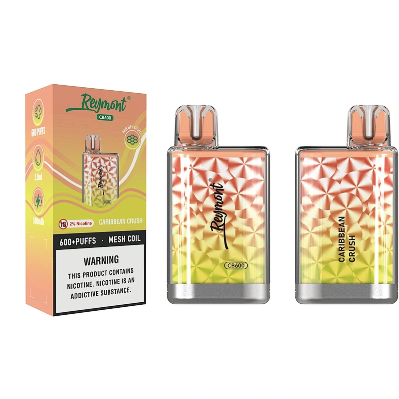 Reymont CB600 PUFFS Unbeatable Taste Crystal Box Mod Mesh Coil TPD  Available Disposable Electronic Cigarette Vape Pen - ReyMont Technology  Co., Ltd.